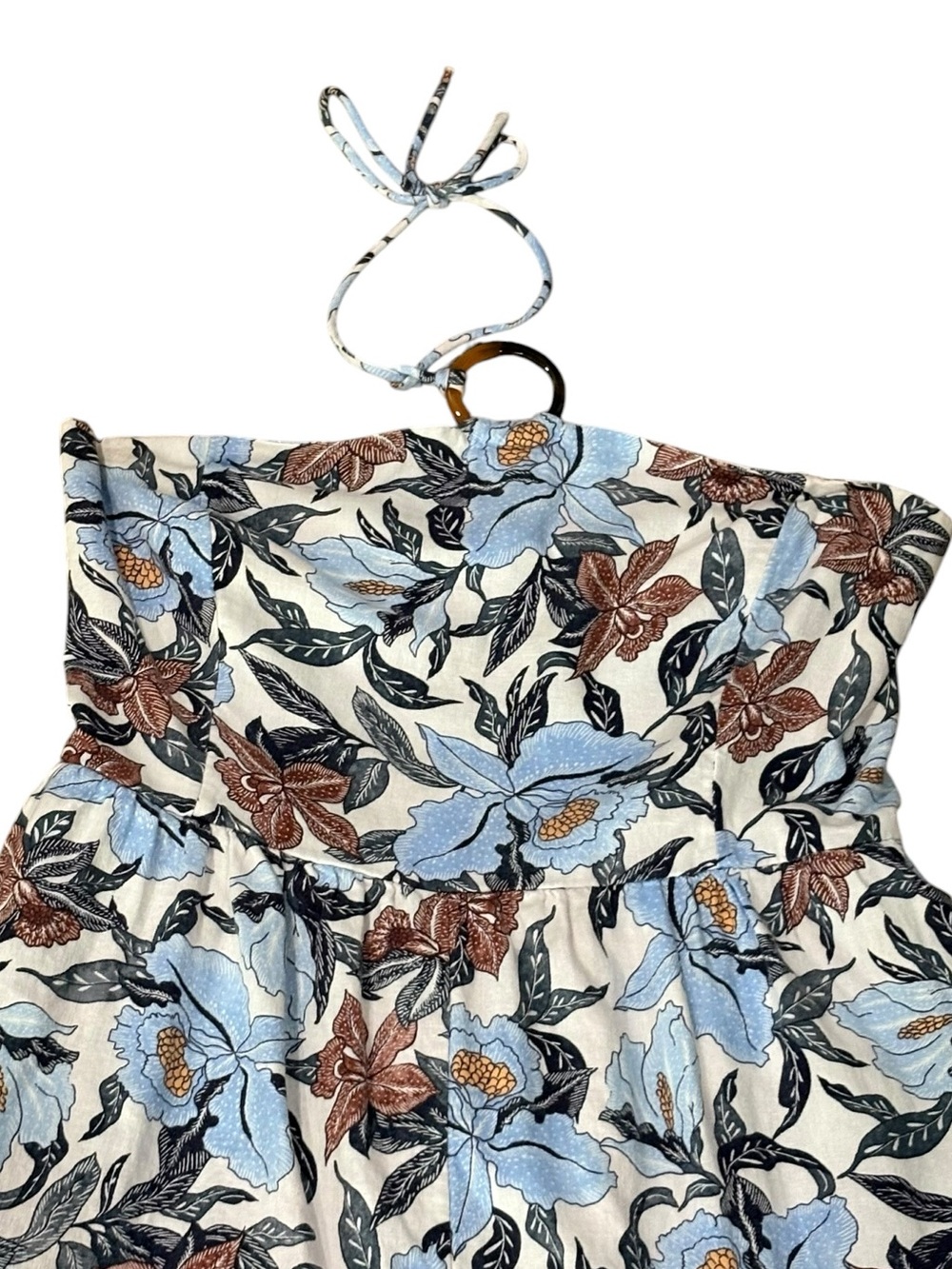 Old Navy Floral Print Romper With Pockets  Size XL